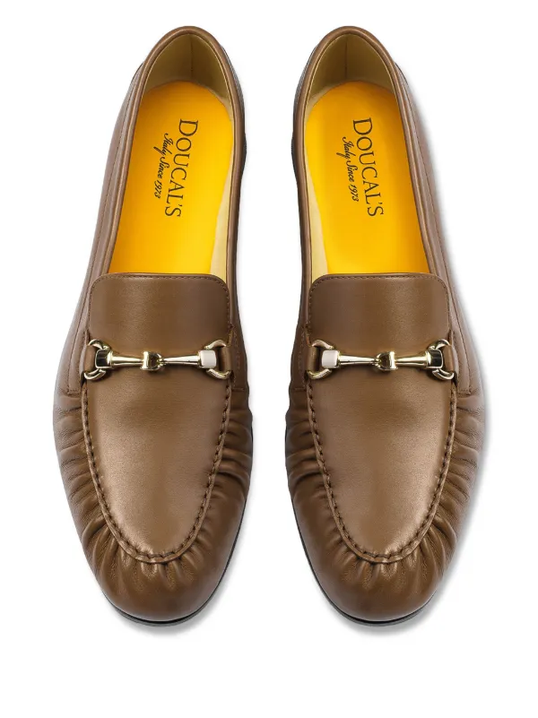 Doucal\'s Brown Leather Horsebit Loafers Women main image 4