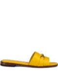 Doucal's leather slides - Yellow