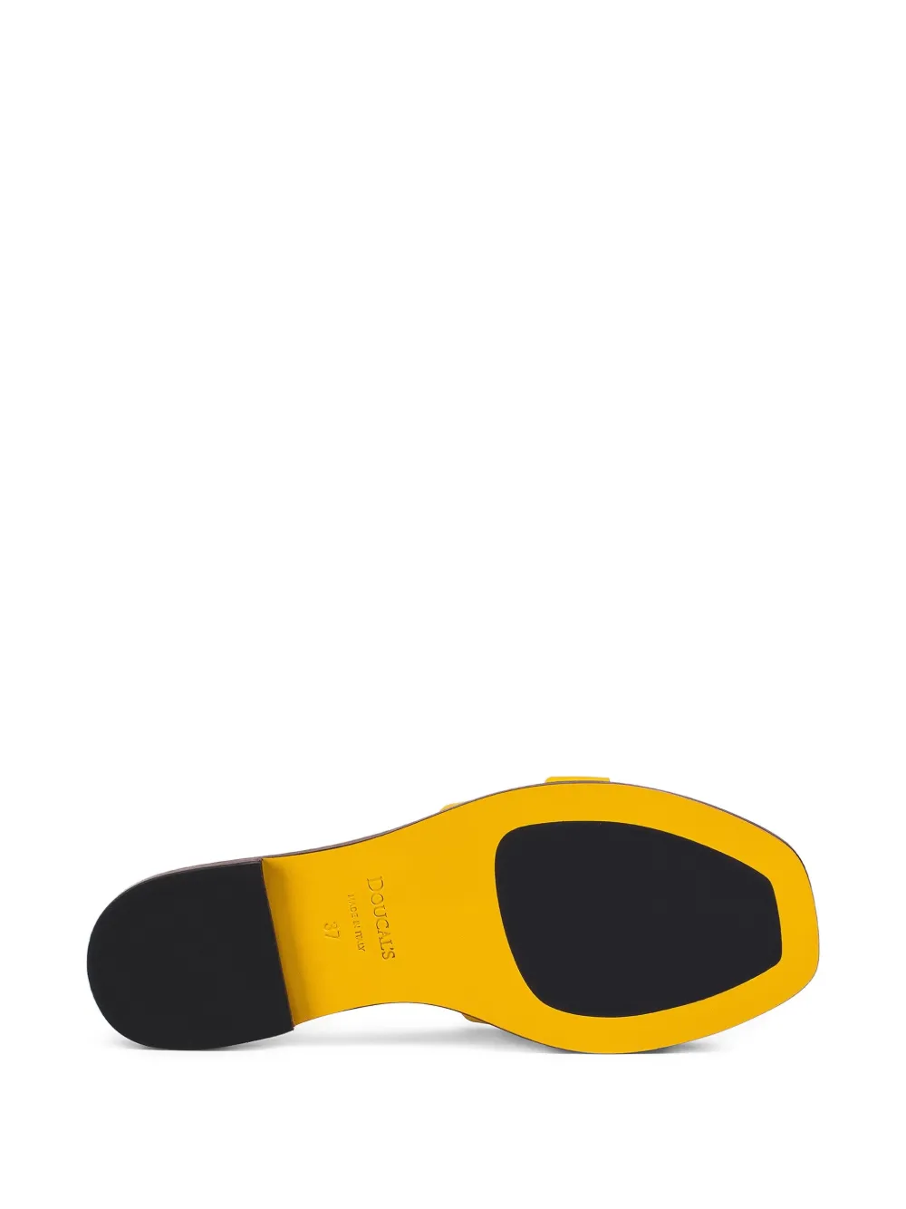 Doucal's leather slides Yellow