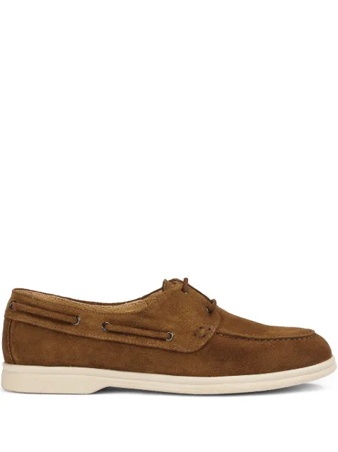 Doucal's zapatos oxford de gamuza