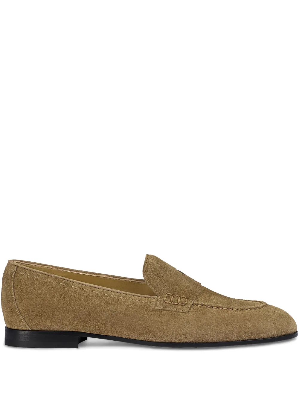 Doucal's suede loafers Brown