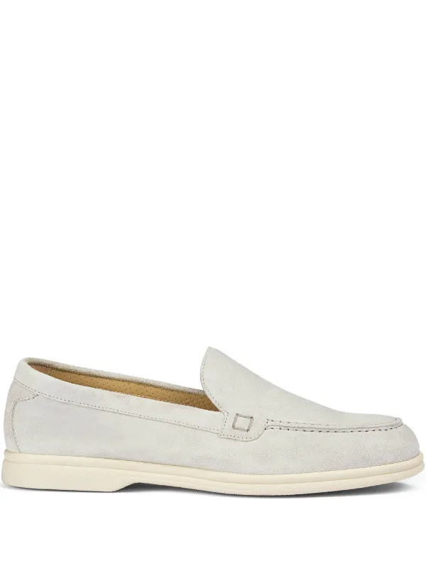 Doucal's Suede Loafers in Neutrals