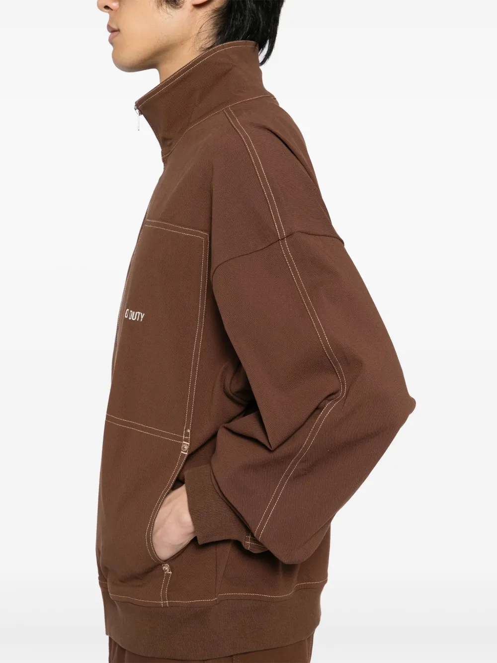 Shop Off Duty Teddi Jacket In Brown