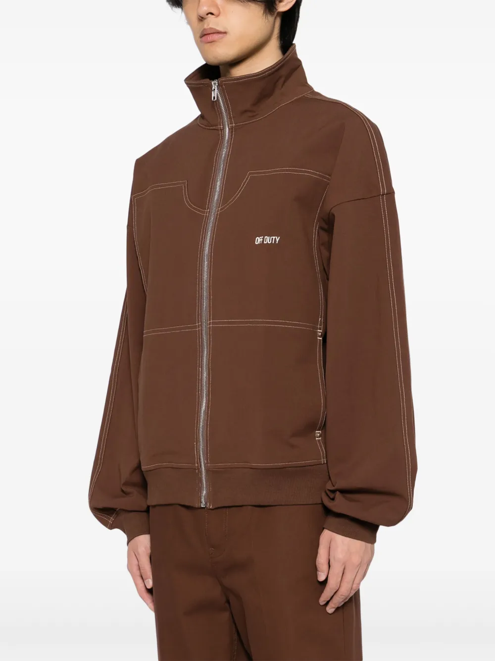 Shop Off Duty Teddi Jacket In Brown