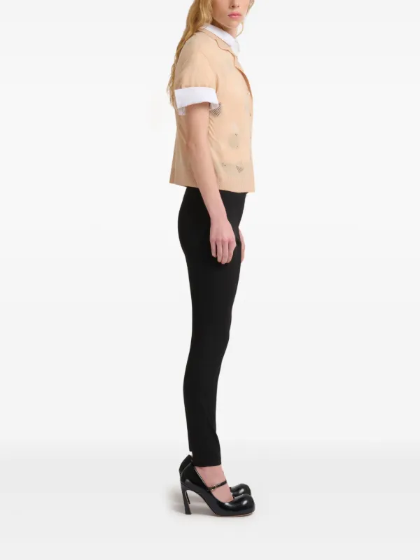 マルニの美学を脚に纏う【MARNI】ストレッチ ポプリン パンツ Marni ポプリンパンツ | ブラック | FARFETCH JP