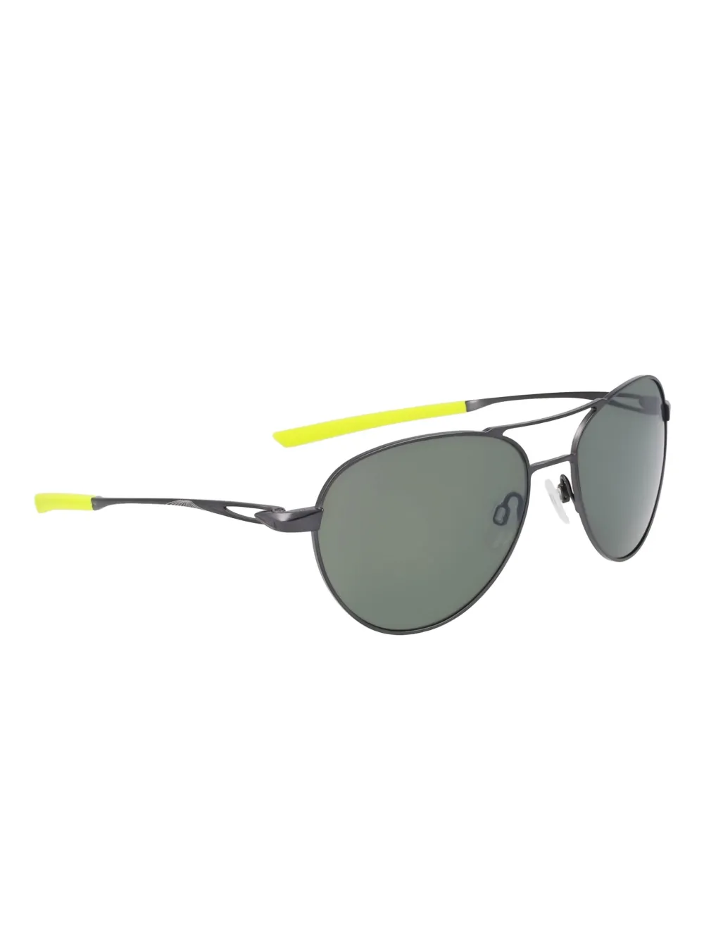 Nike Zonnebril met piloten montuur Zilver