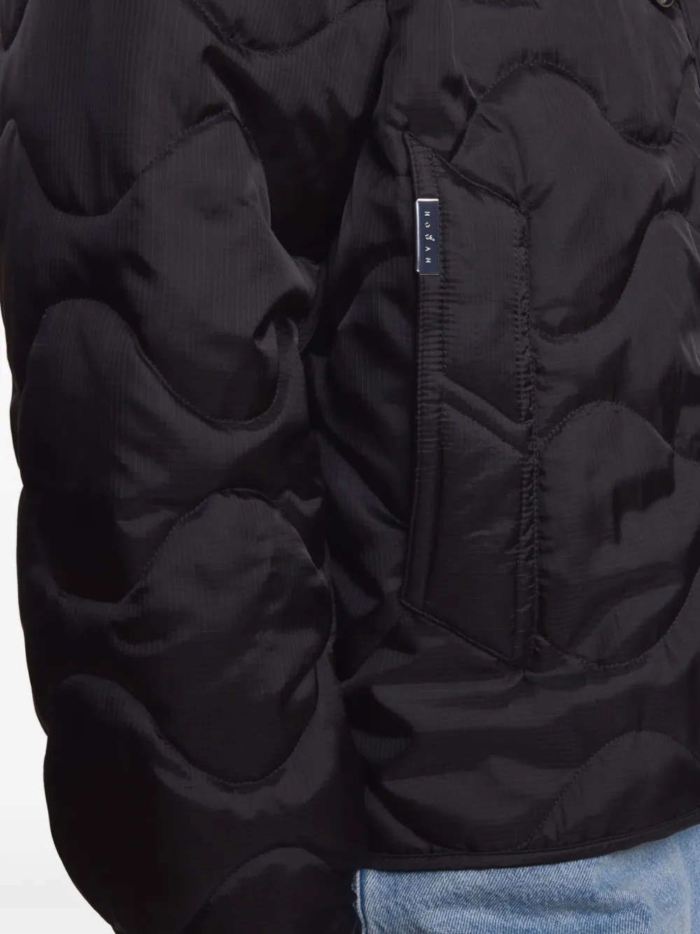 Hogan Gewatteerd cropped jack Zwart