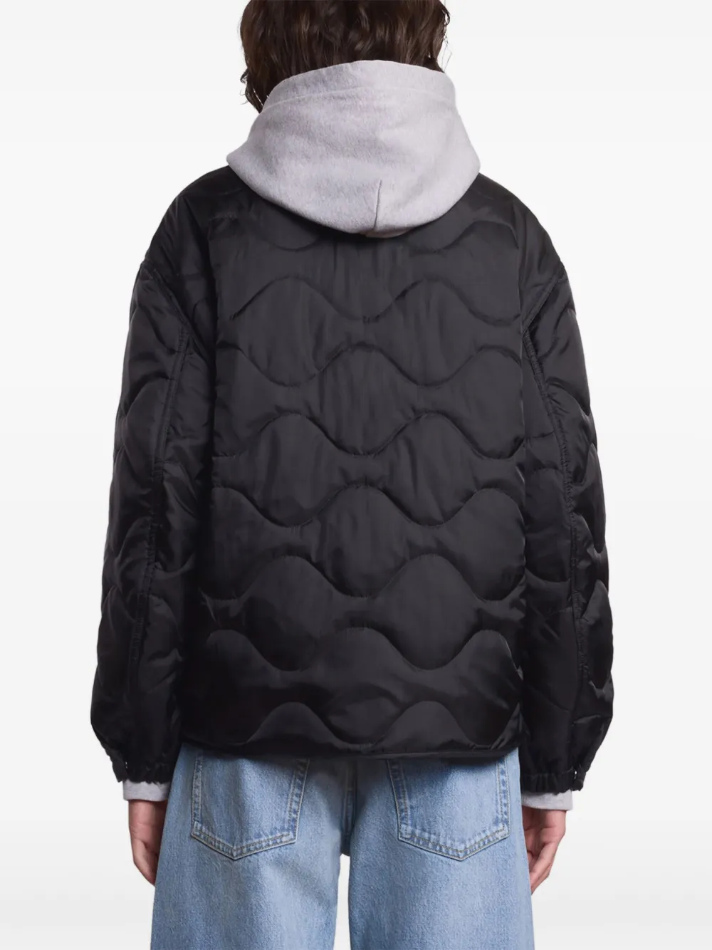 Hogan Gewatteerd cropped jack Zwart