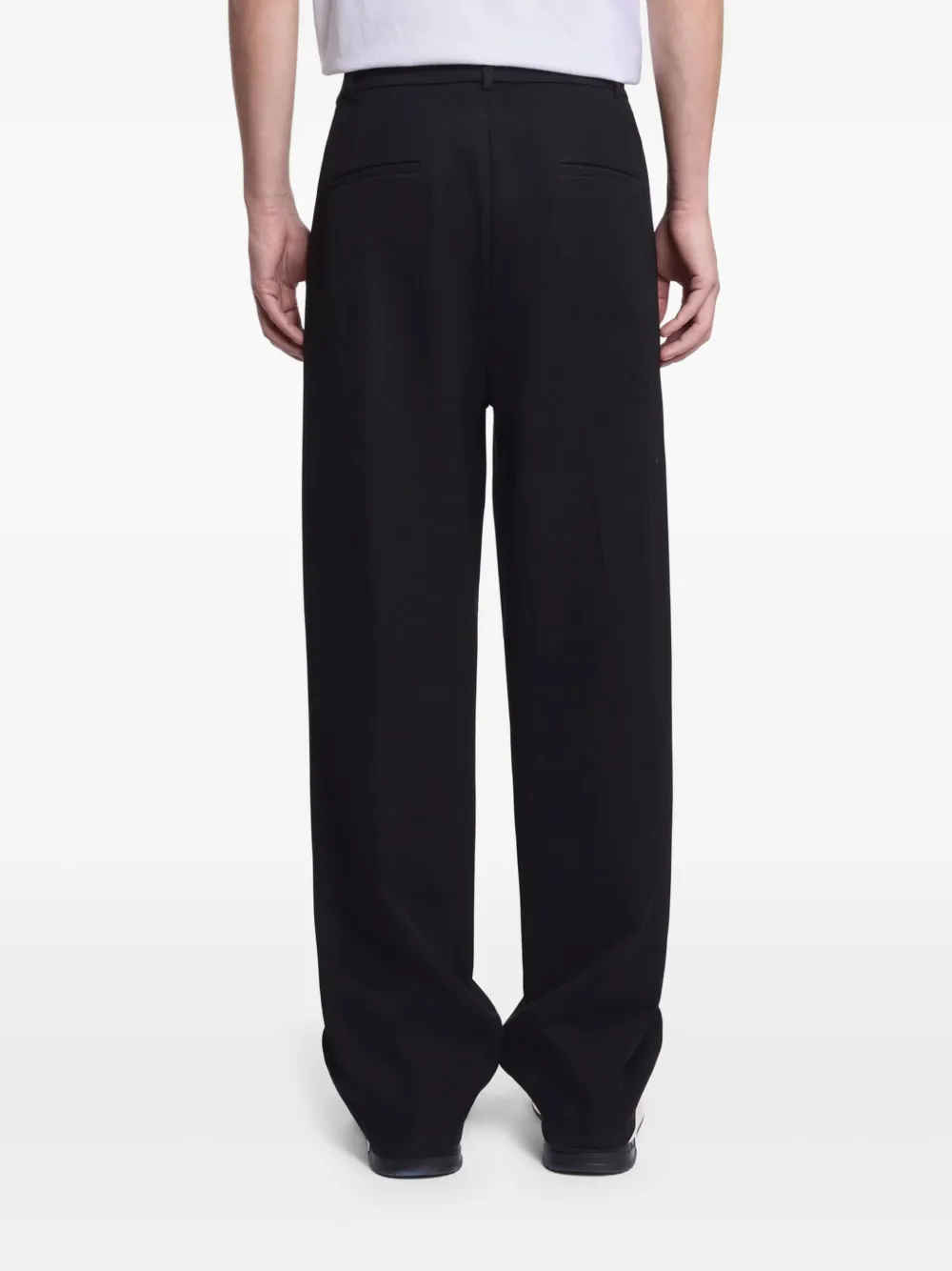 Hogan Broek met geplooid detail Zwart