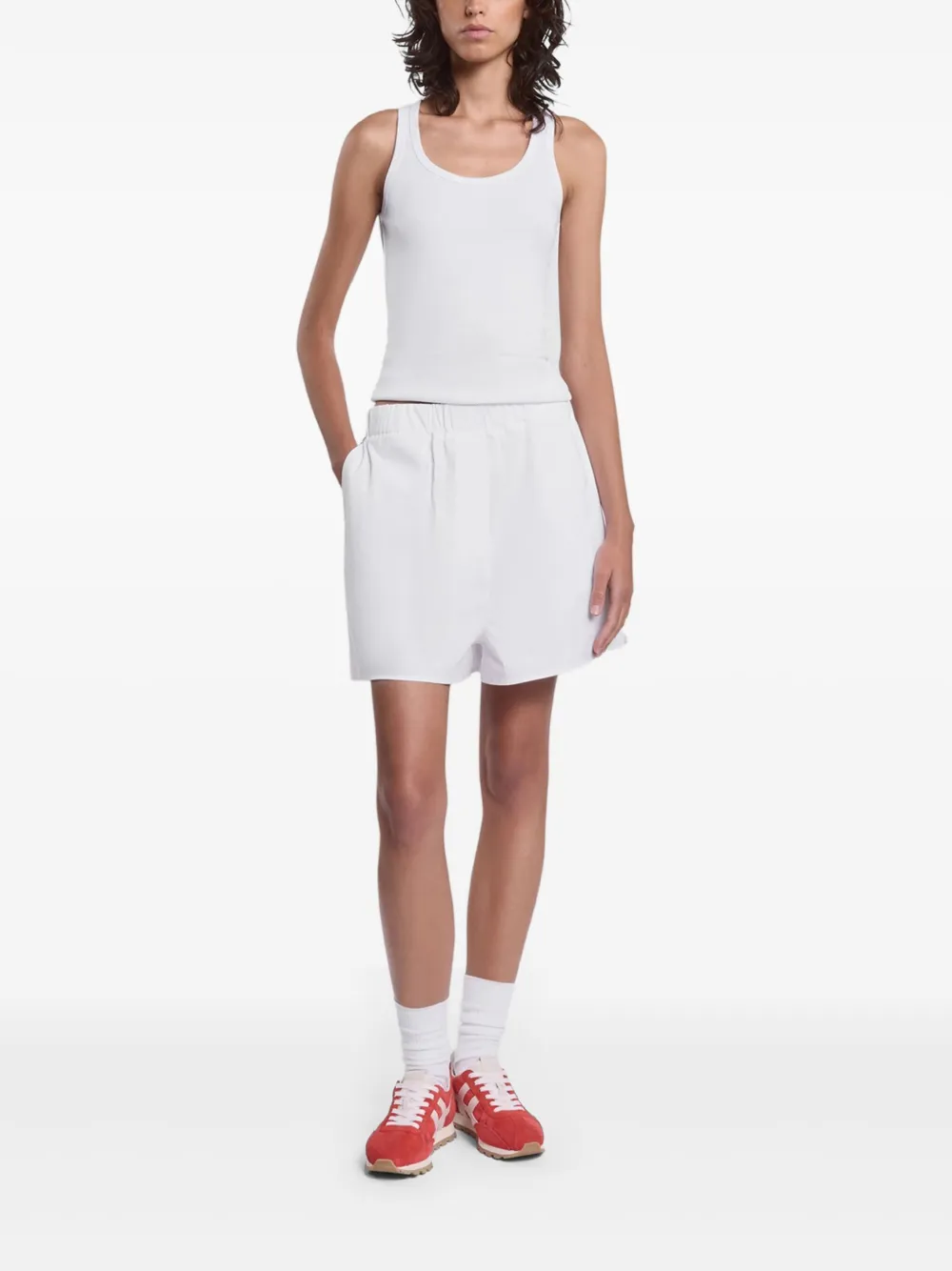 Hogan Katoenen shorts Wit