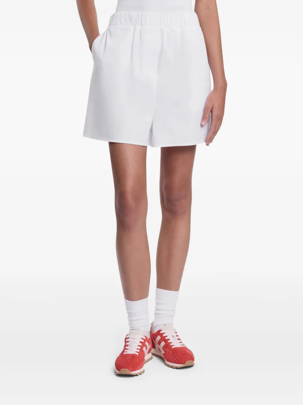 Hogan Katoenen shorts Wit