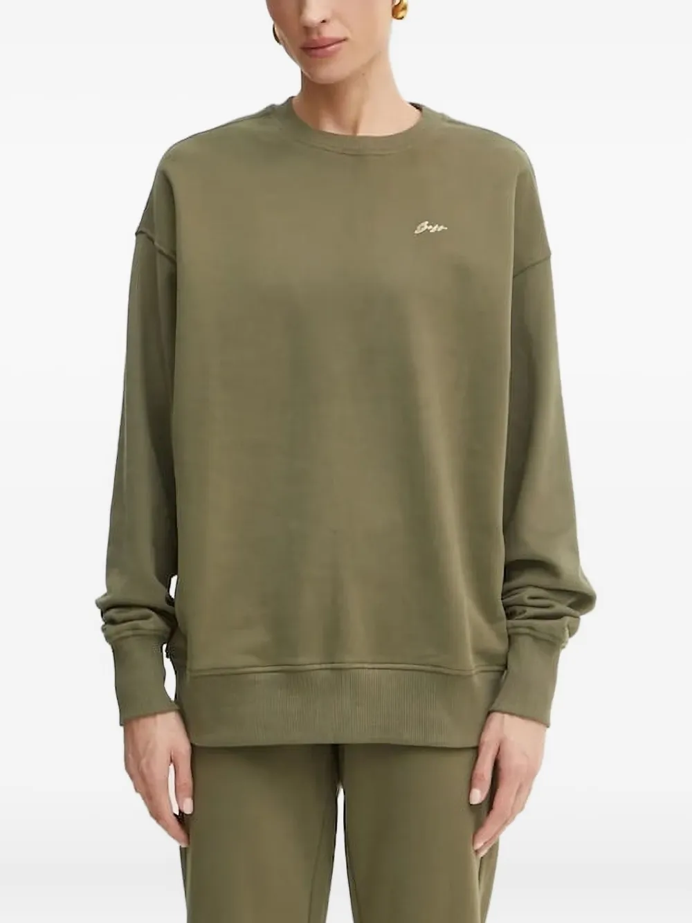 Hugo Boss Crew-neck Sweatshirt In Multi