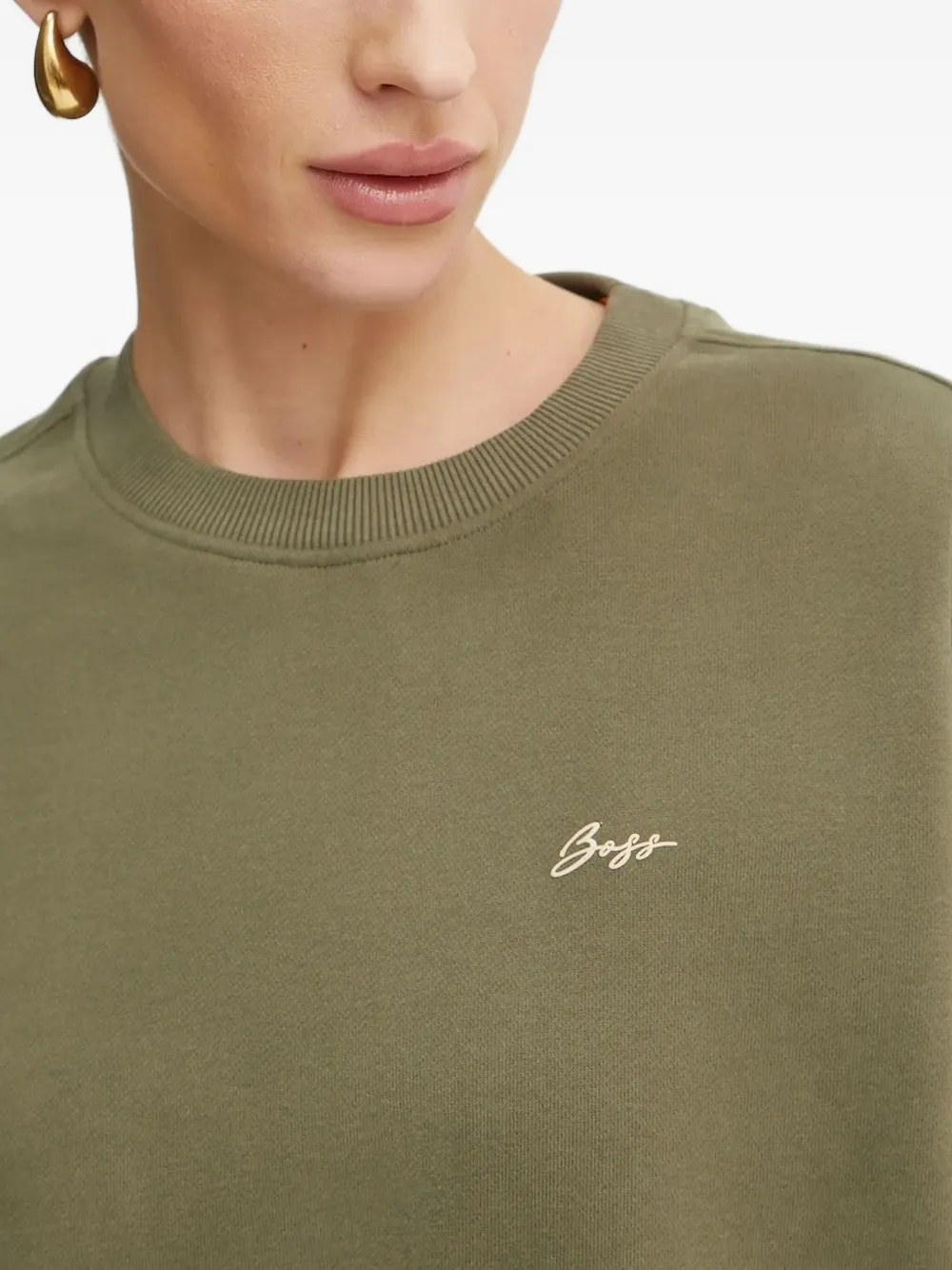Hugo Boss Crew-neck Sweatshirt In Multi