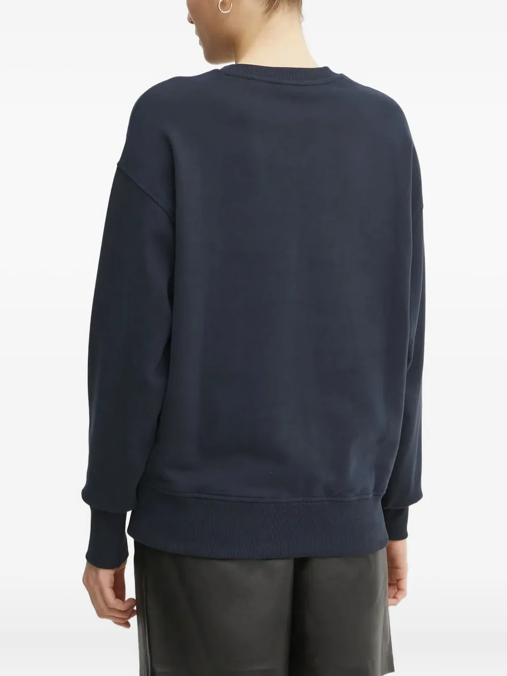 Hugo Boss Cotton Sweatshirt In Gray