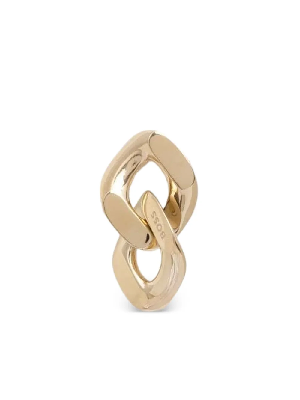 Hugo Boss Olimpia Chain-link Earrings In Gold
