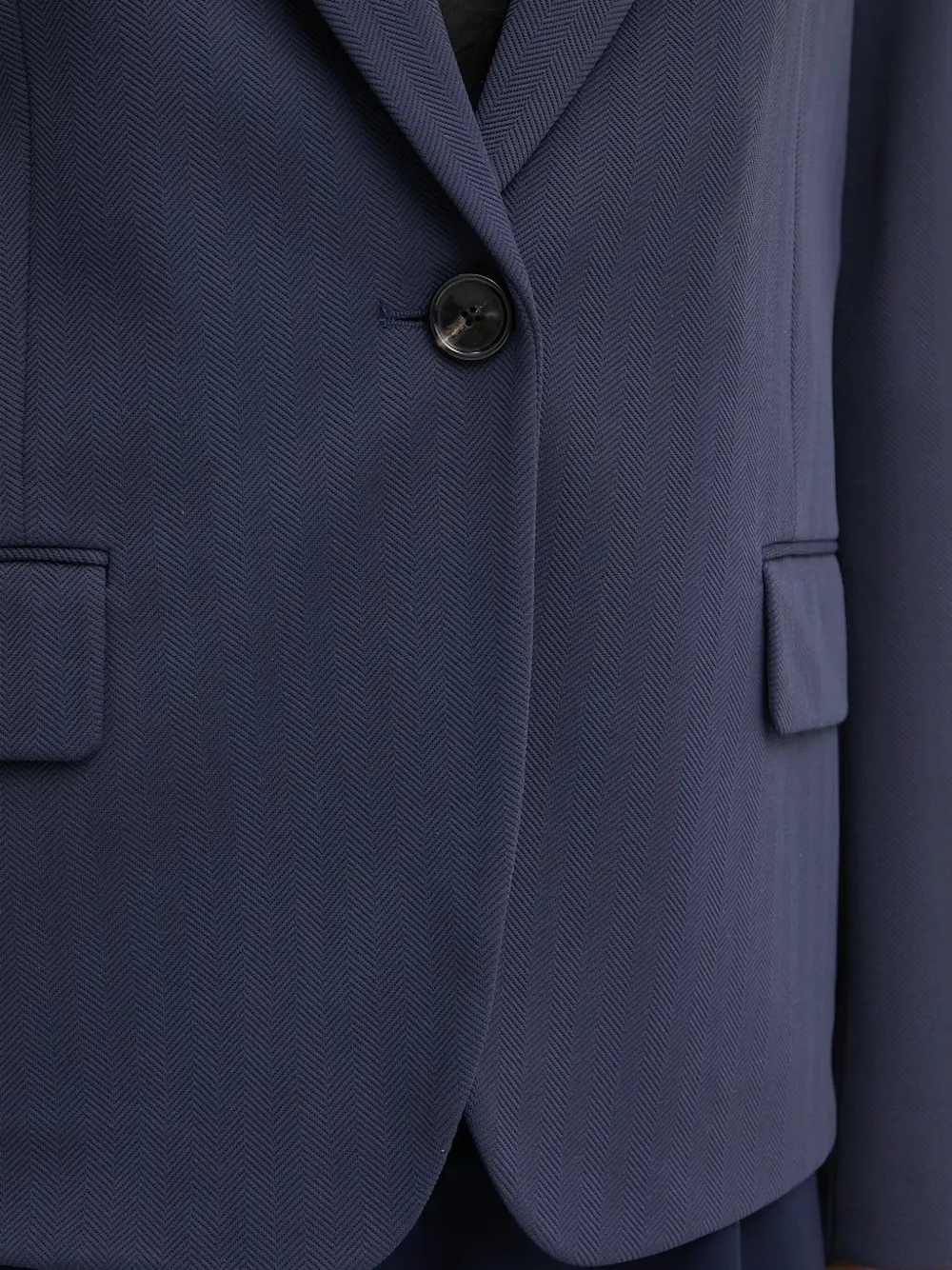 Hugo Boss Single-breasted Blazer In Blue