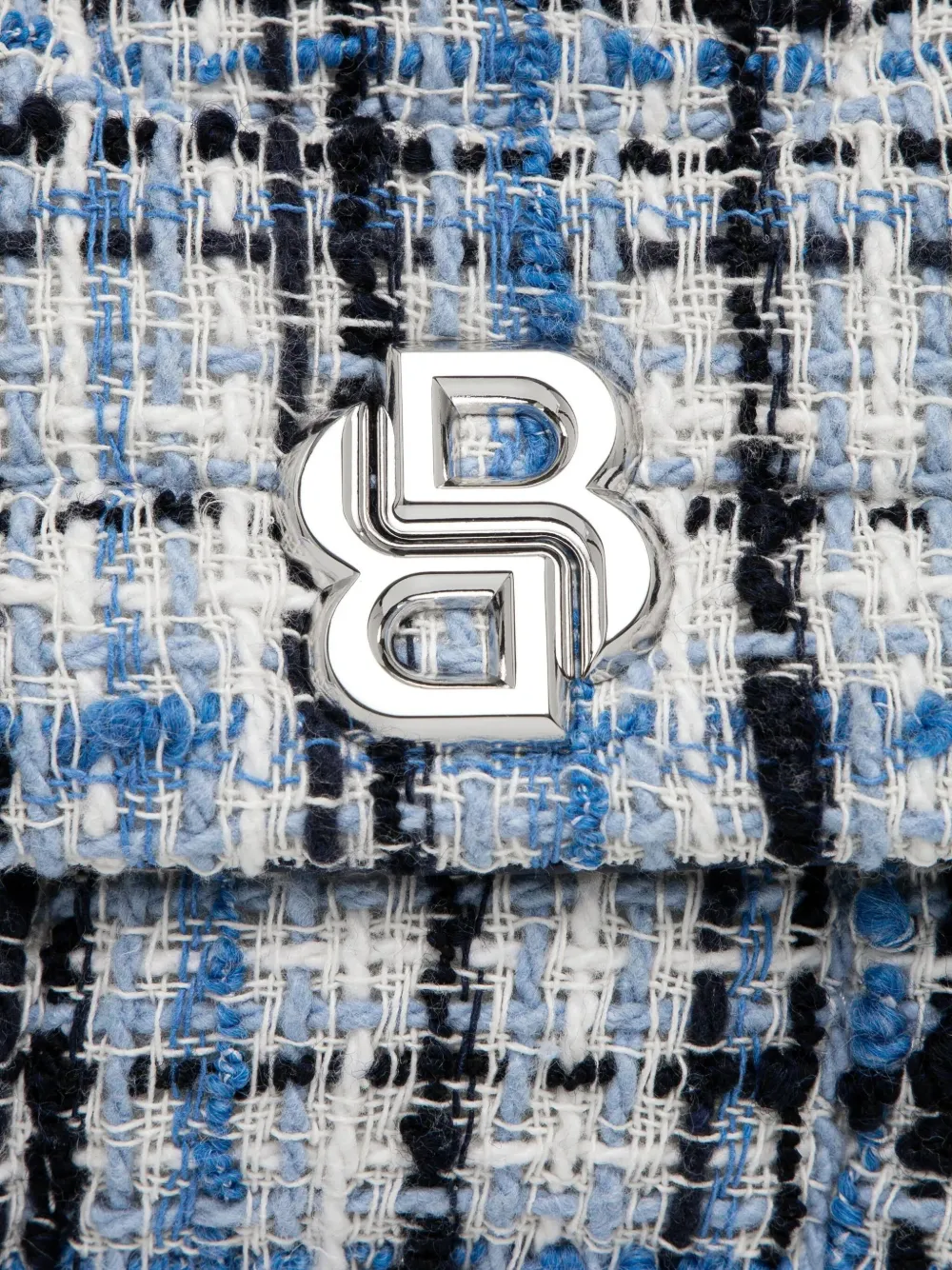 BOSS Tweed crossbodytas Blauw
