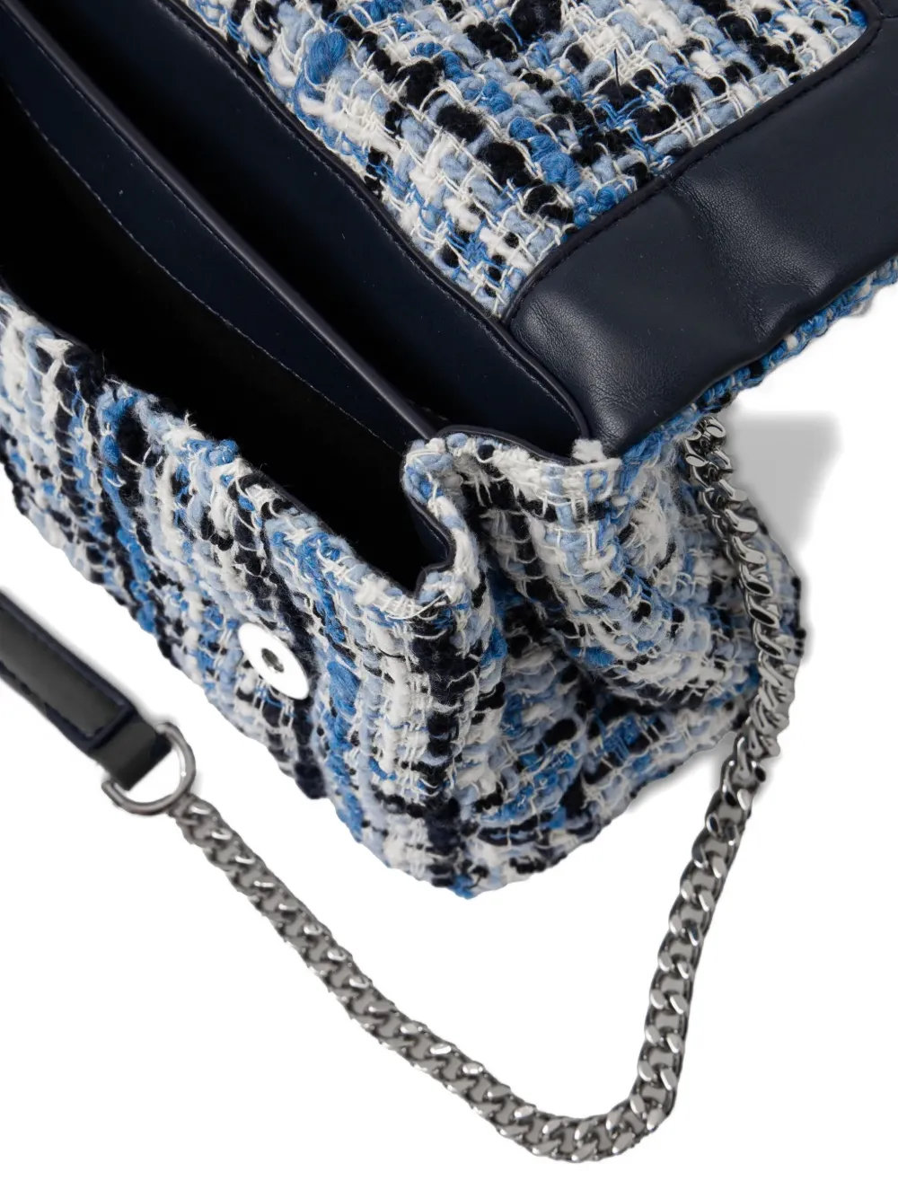 BOSS Tweed crossbodytas Blauw