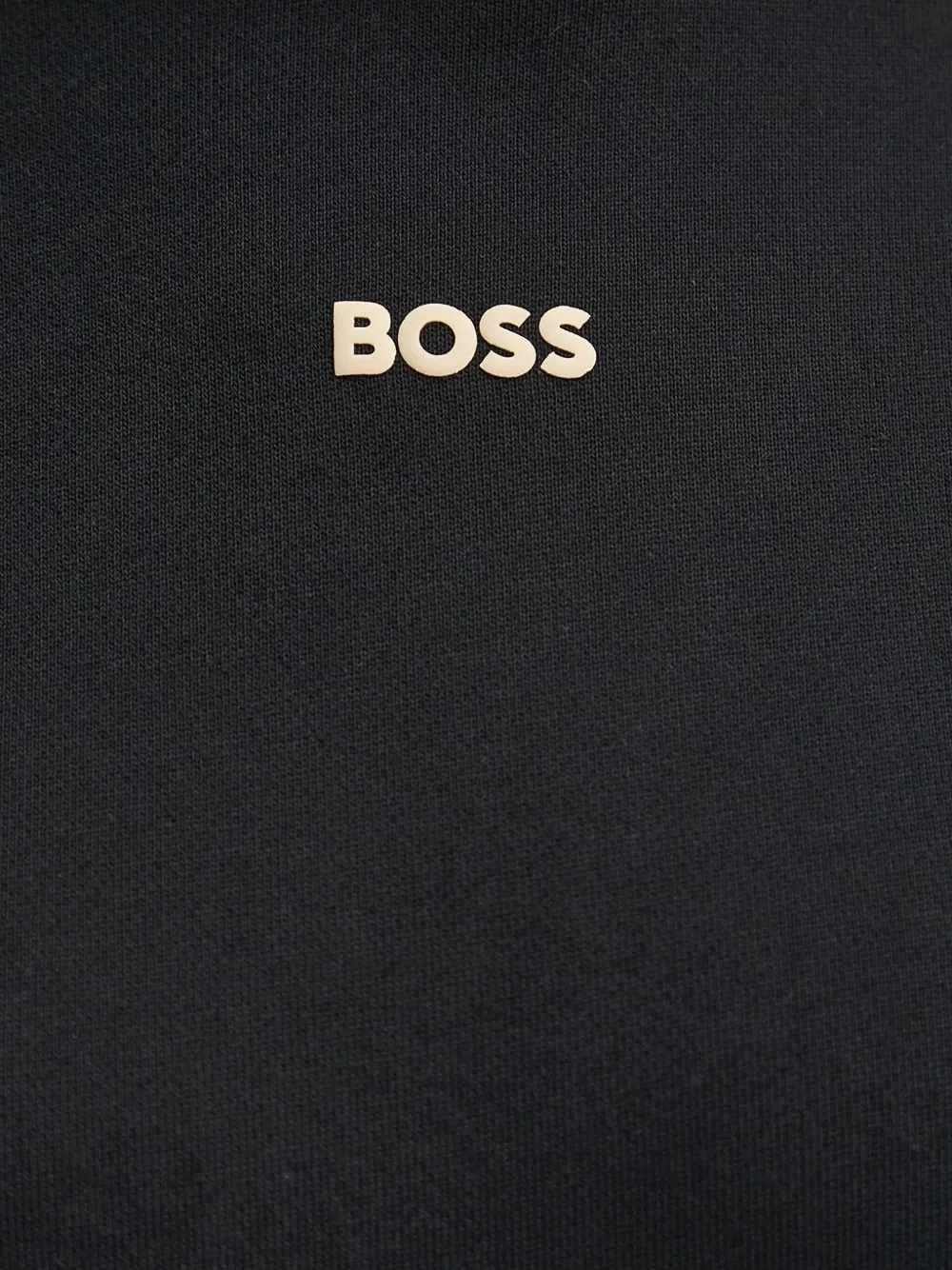 Hugo Boss Logo-print Hoodie In Black