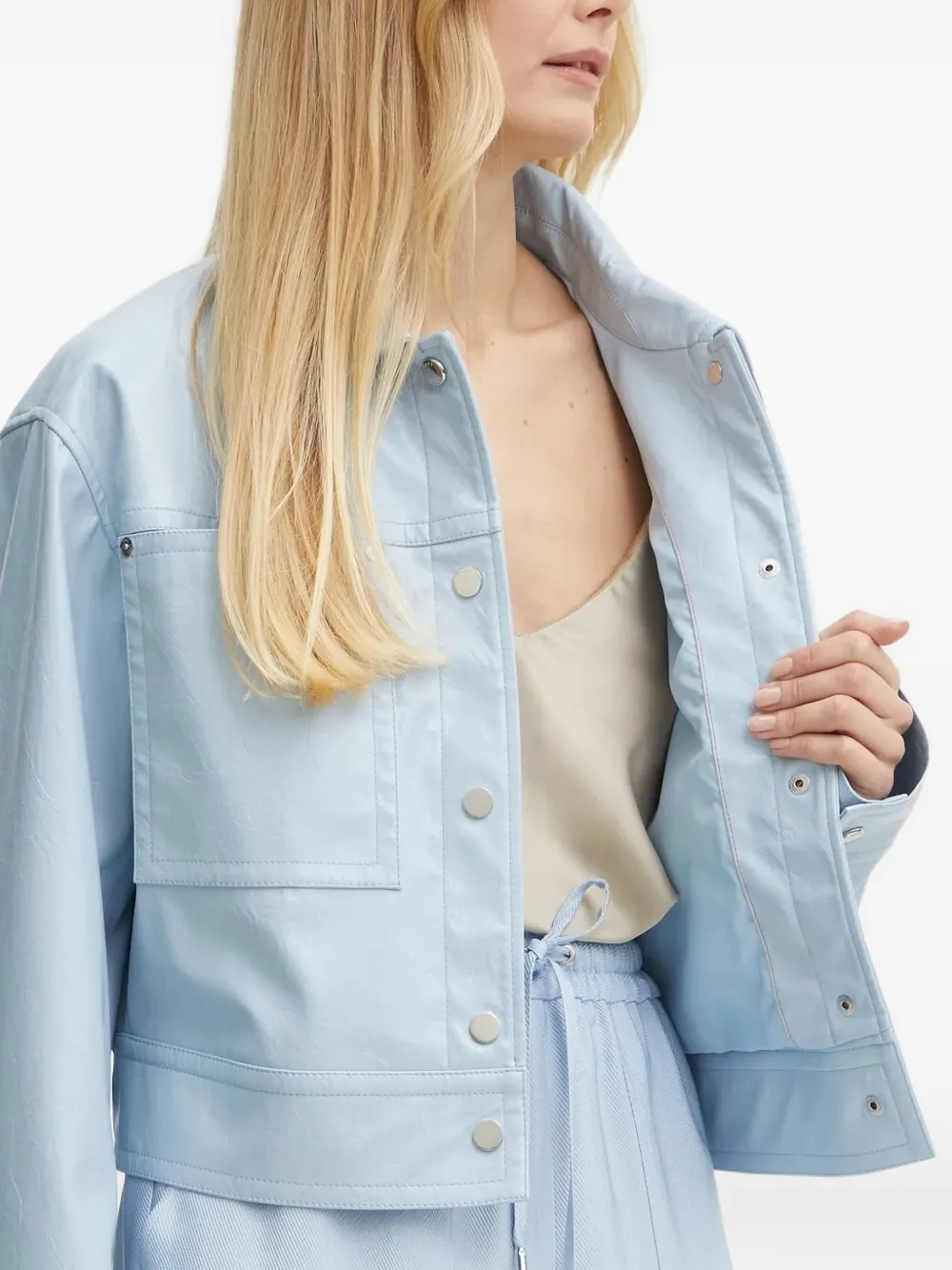 Hugo Boss Jelt Pocket-detail Jacket In Blue