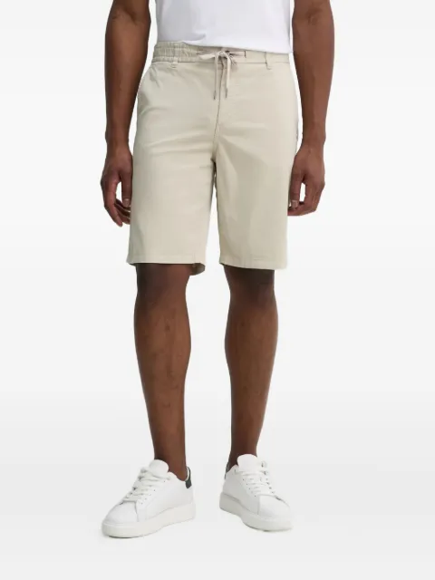 BOSS short en coton à lien de resserrage