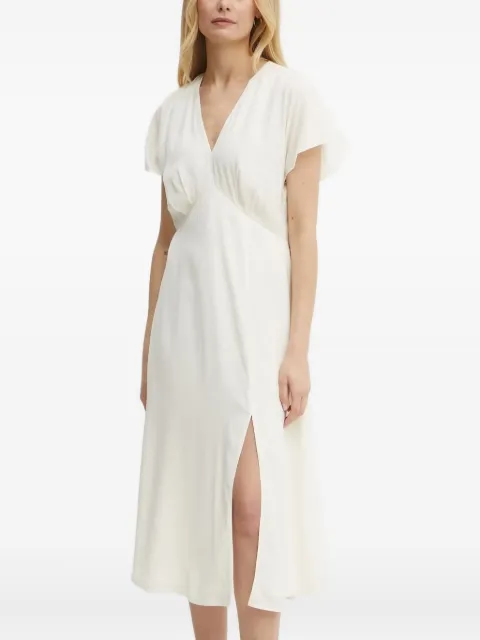 BOSS V-neck midi dress