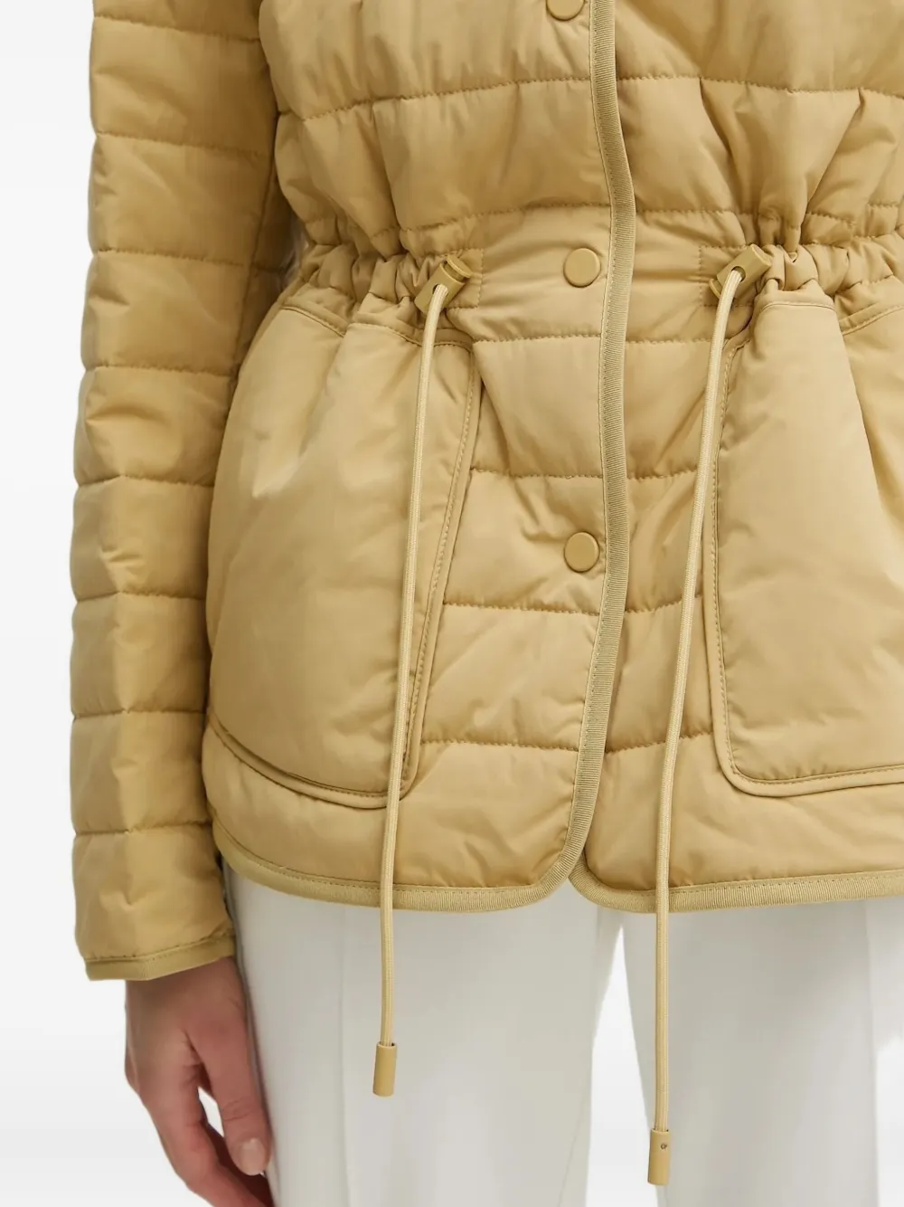 Hugo Boss Water-repellent Padded Jacket In Red