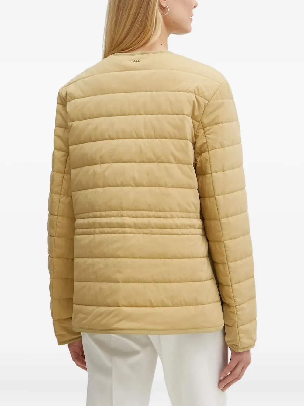 Hugo Boss Water-repellent Padded Jacket In Red