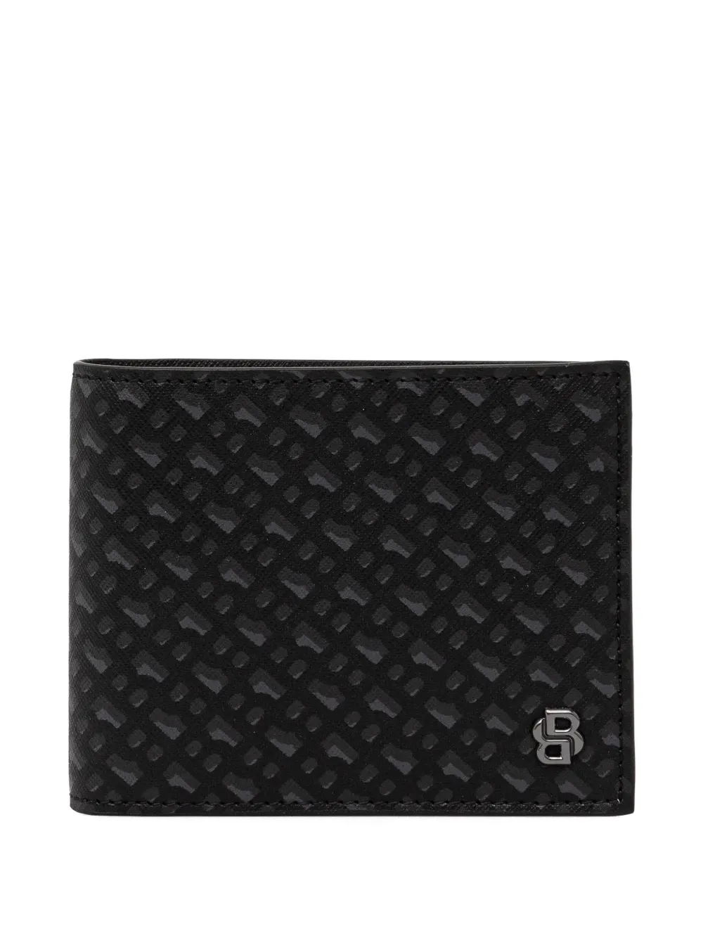 BOSS textured bifold wallet | Black | Image 1