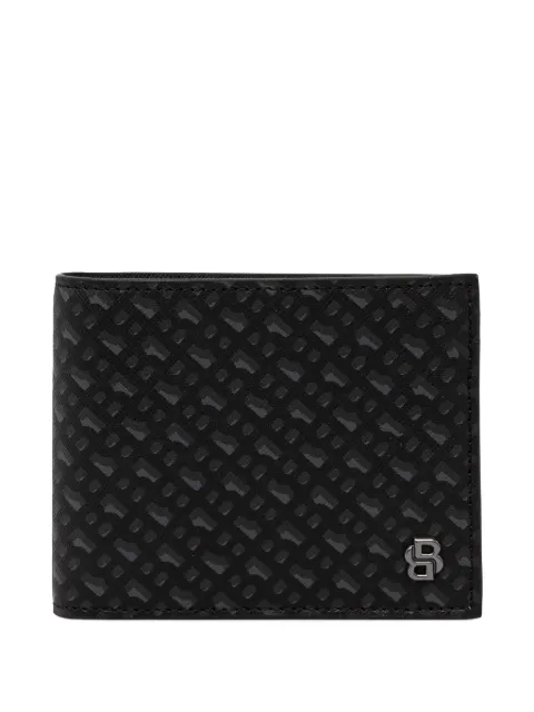BOSS cartera texturizada plegable