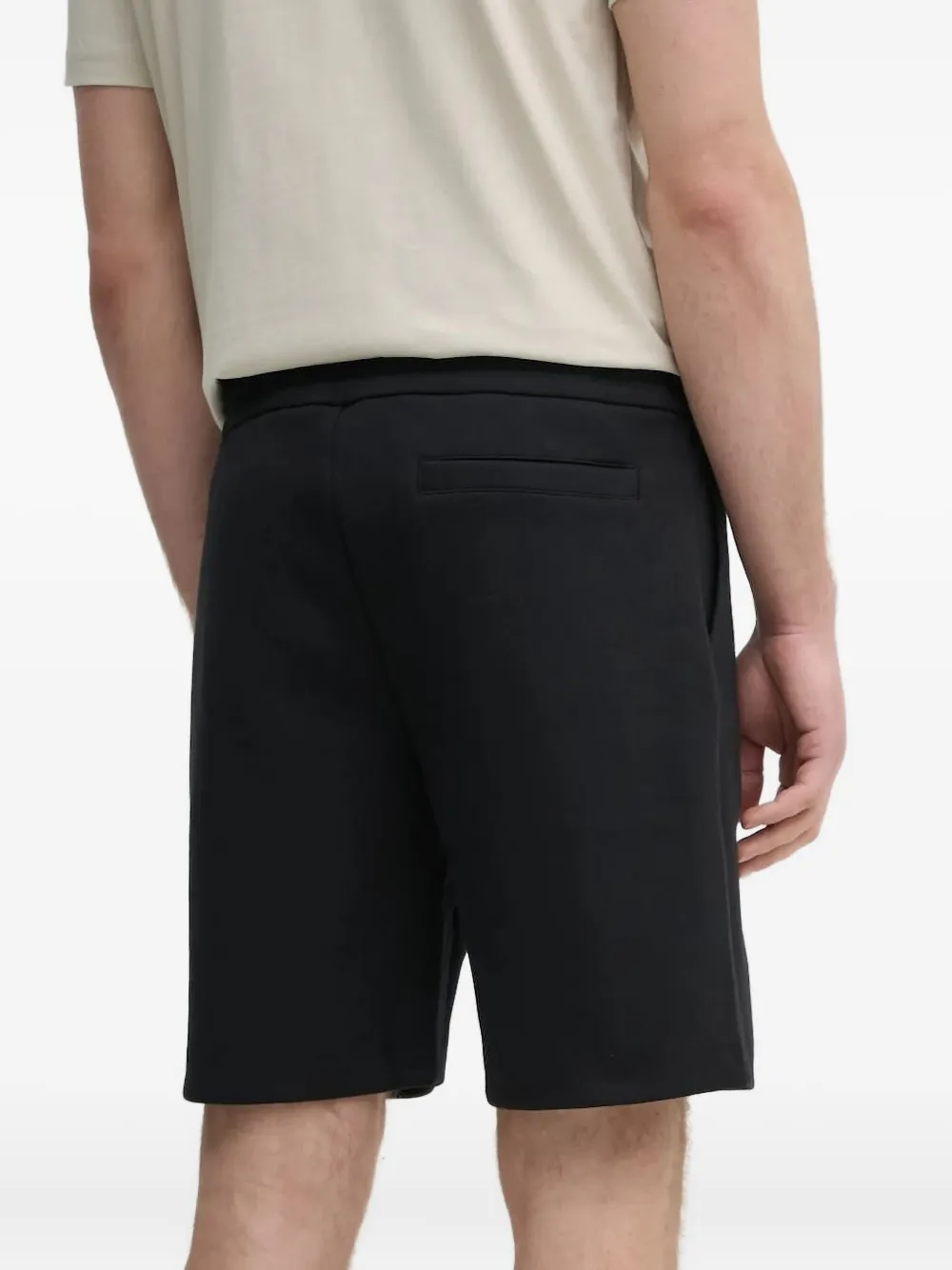 BOSS Shorts met paspelzak - Zwart