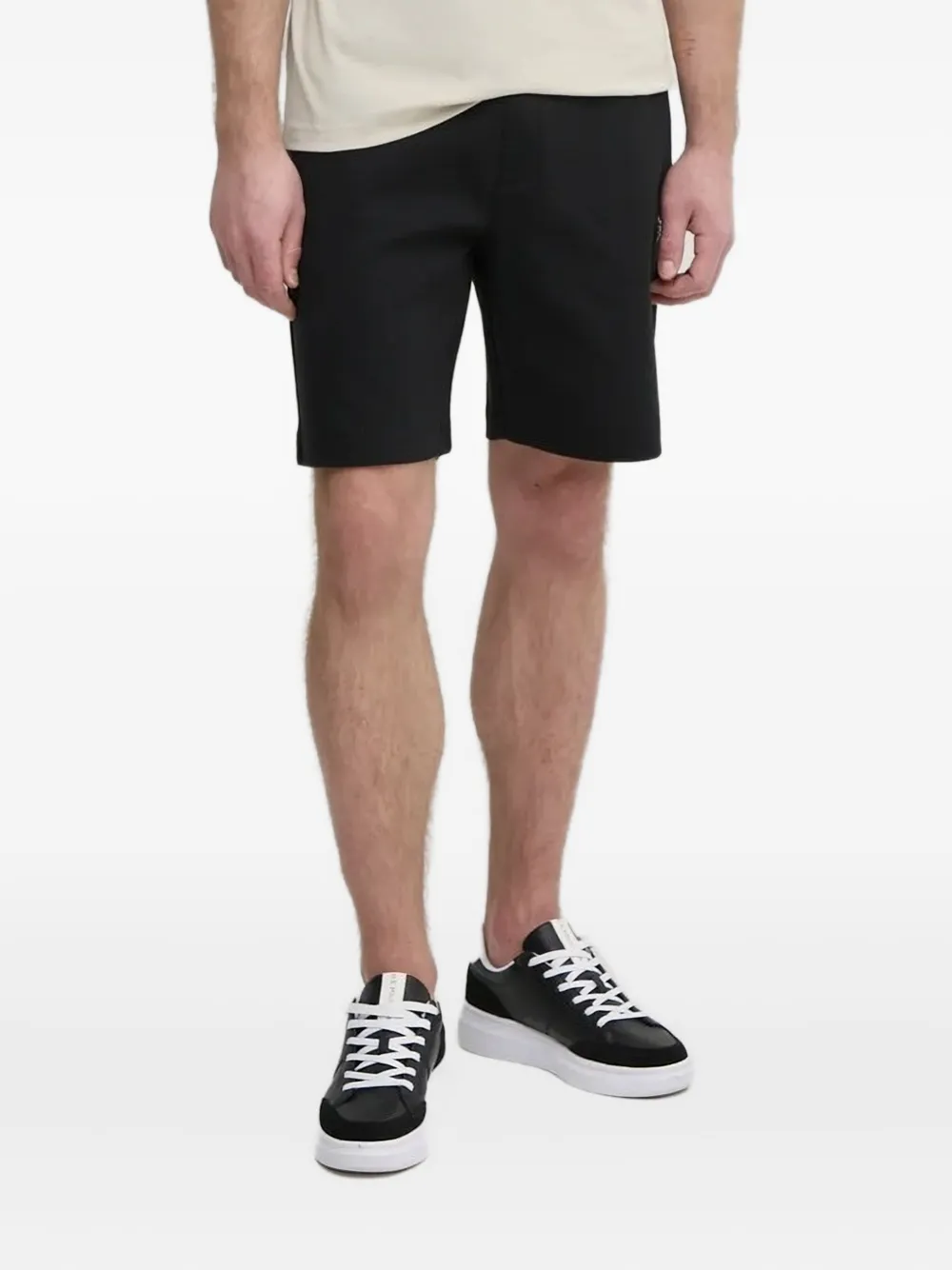 BOSS Shorts met paspelzak Zwart