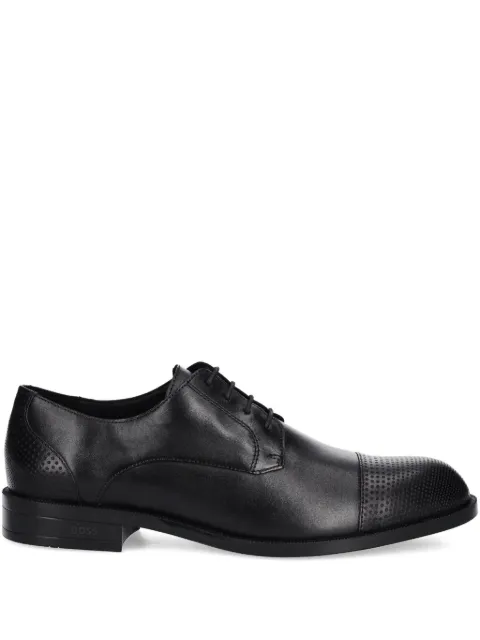 BOSS Colby perforated-cap derby shoes
