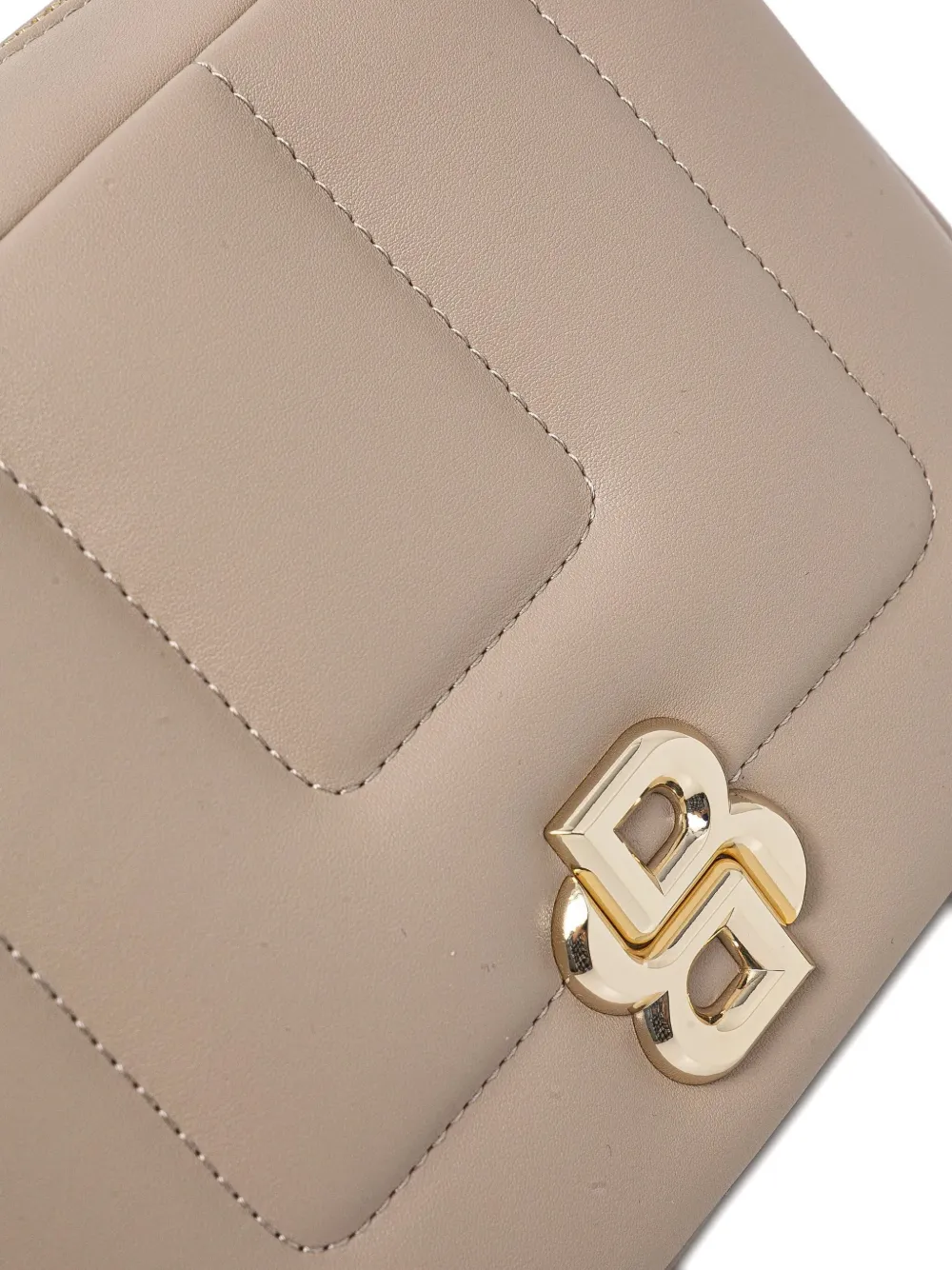BOSS Gewatteerde crossbodytas Beige