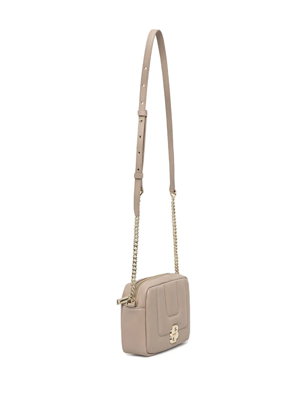 BOSS Gewatteerde crossbodytas Beige