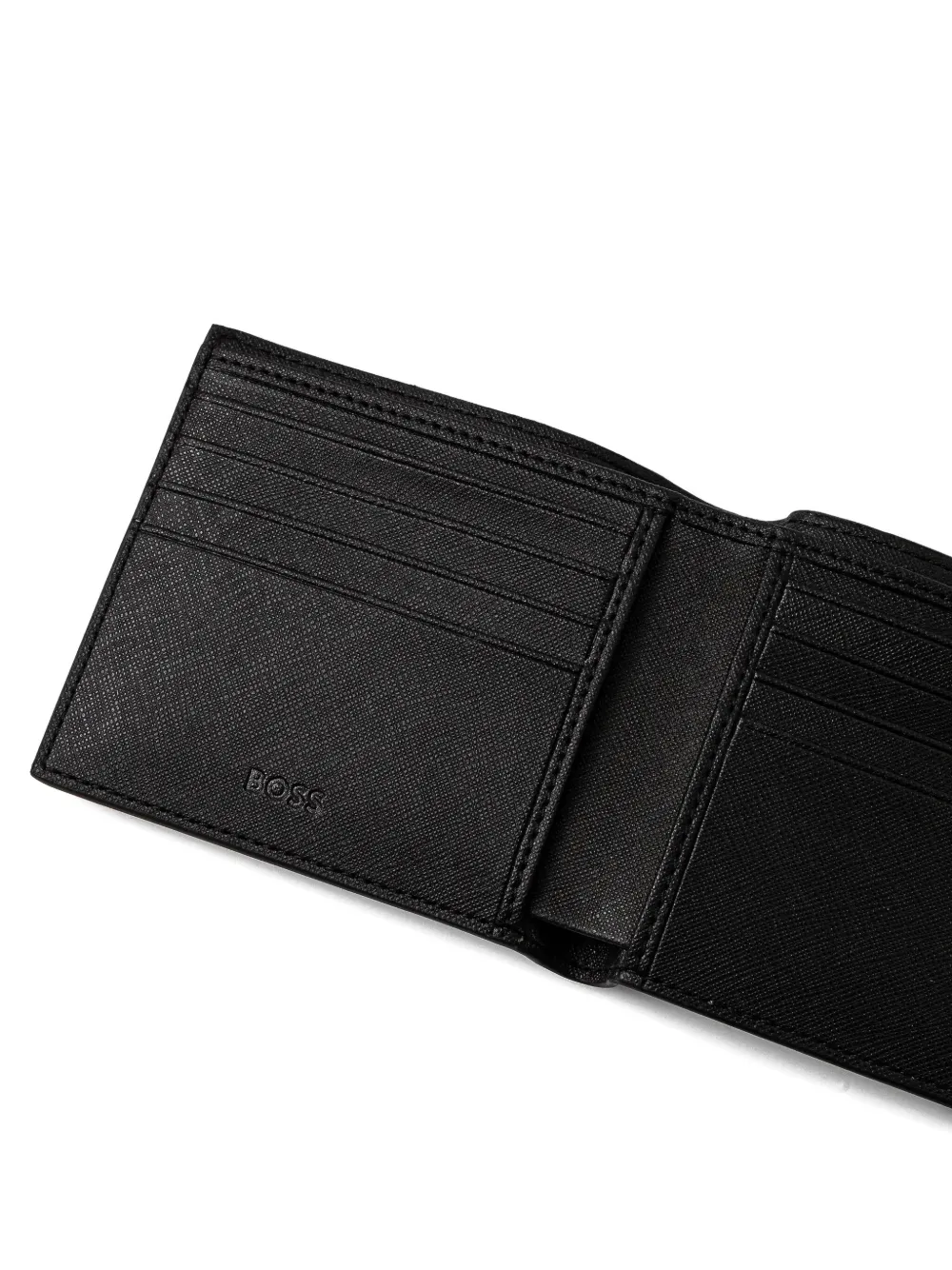 BOSS Monogram portemonnee Zwart