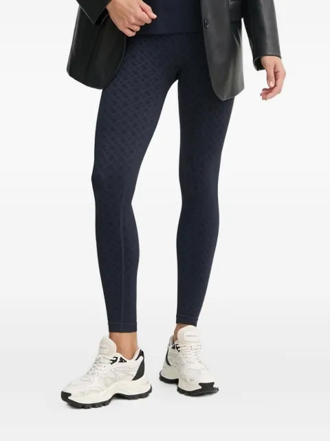 BOSS logo-jacquard leggings