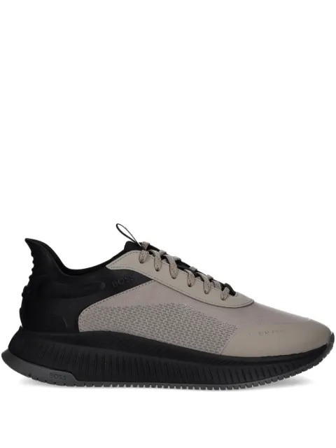 BOSS mesh-panel sneakers