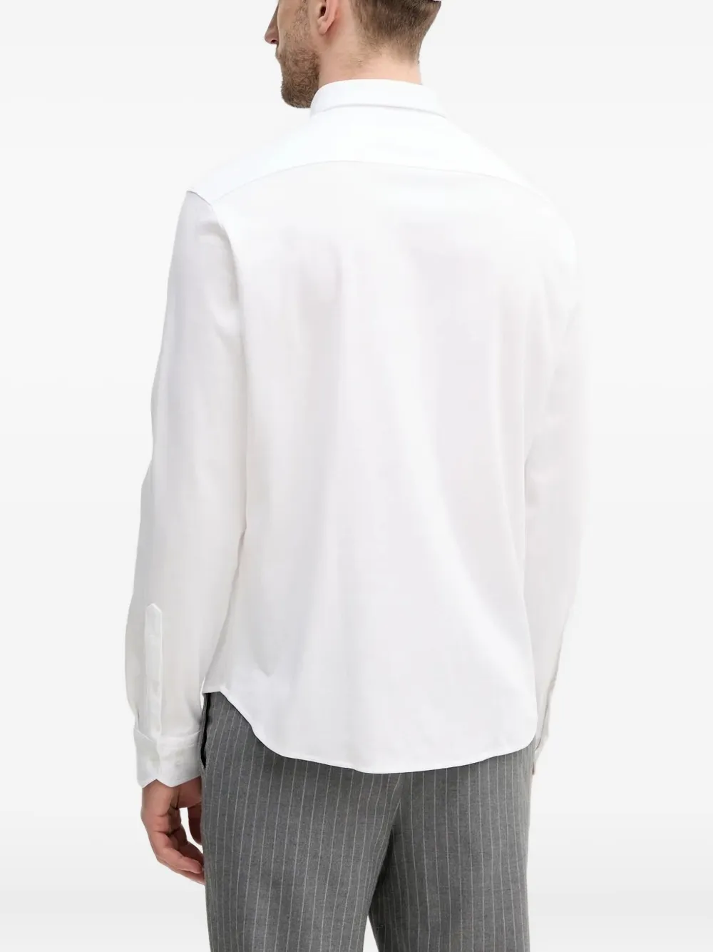 BOSS logo-print shirt - Wit