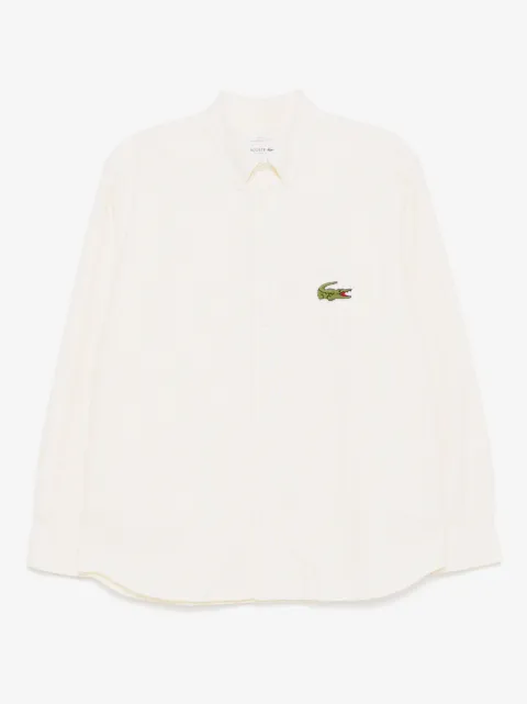 Lacoste logo-patch shirt