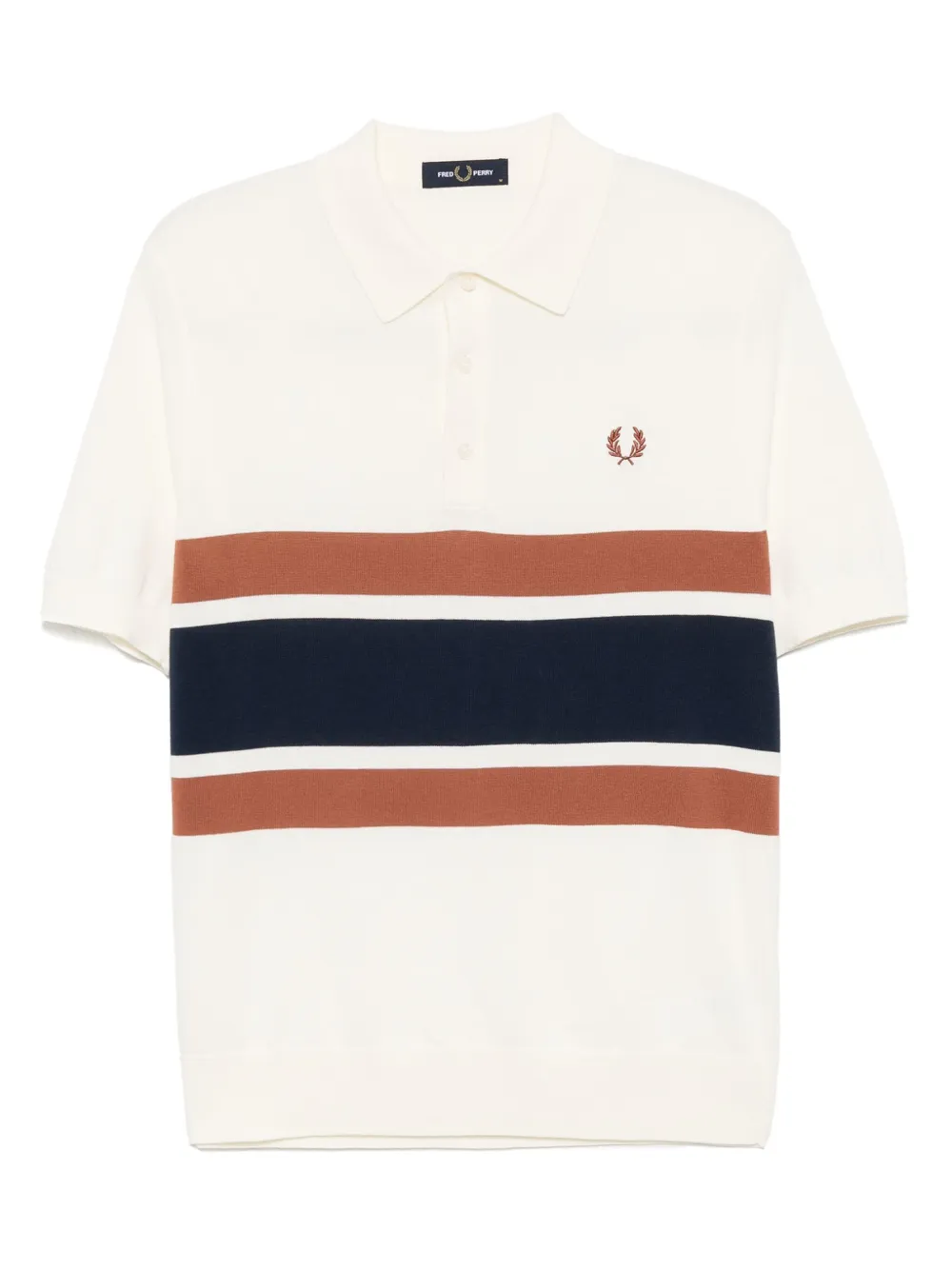 Fred Perry playera tipo polo con paneles | neutro | Image 1
