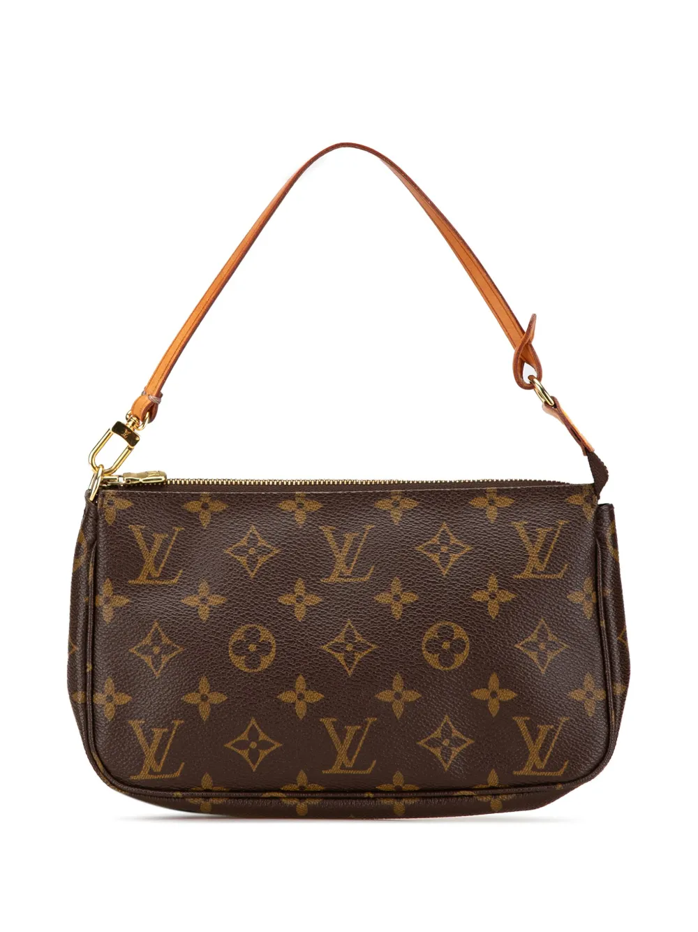 Louis Vuitton Pre-Owned 2001 モノグラム ポシェット アクセソワール ショルダーバッグ - ブラウン Louis Vuitton Pre-Owned 2001 モノグラム ポシェット アクセソワール ショルダーバッグ - ブラウン