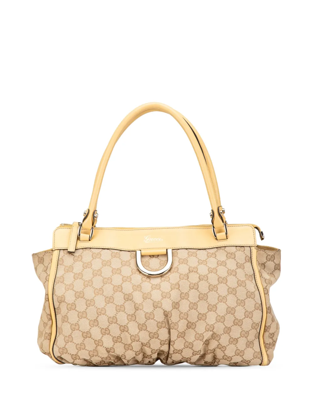 Gucci Pre-Owned 2000-2015 GGキャンバス アビー Dリング トートバッグ - ブラウン Gucci Pre-Owned 2000-2015 GGキャンバス アビー Dリング トートバッグ - ブラウン