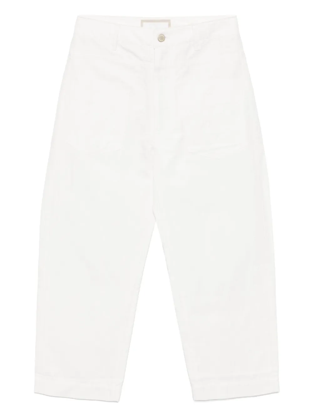 LITKOVSKA patchwork tapered trousers | White | Image 1
