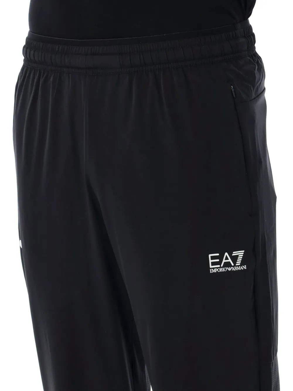 Ea7 Emporio Armani Trainingsbroek met logoprint Zwart