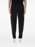 Ea7 Emporio Armani logo print track pants - Black