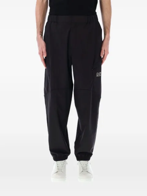 Ea7 Emporio Armani logo print track pants 