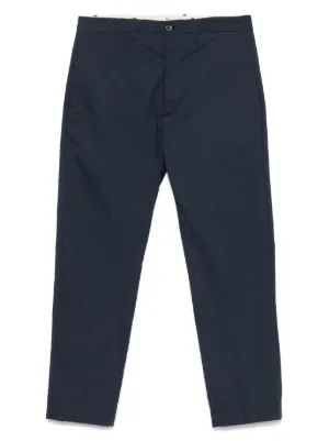 Emporio Armani Cotton Chinos | Blue | FARFETCH ZA