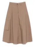 Nine In The Morning Mara midi skirt - Brown