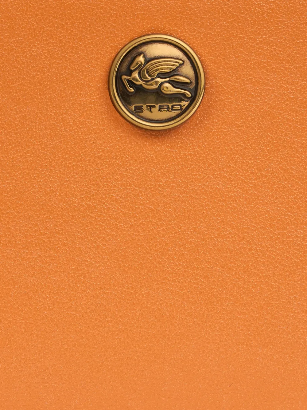 ETRO Portemonnee met Pegaso-applicatie Oranje